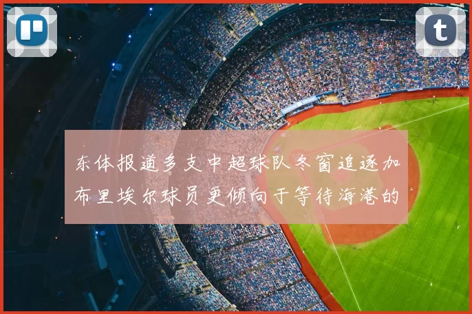 东体报道多支中超球队冬窗追逐加布里埃尔球员更倾向于等待海港的机会