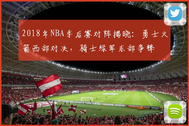 2018年NBA季后赛对阵揭晓：勇士火箭西部对决，骑士绿军东部争锋